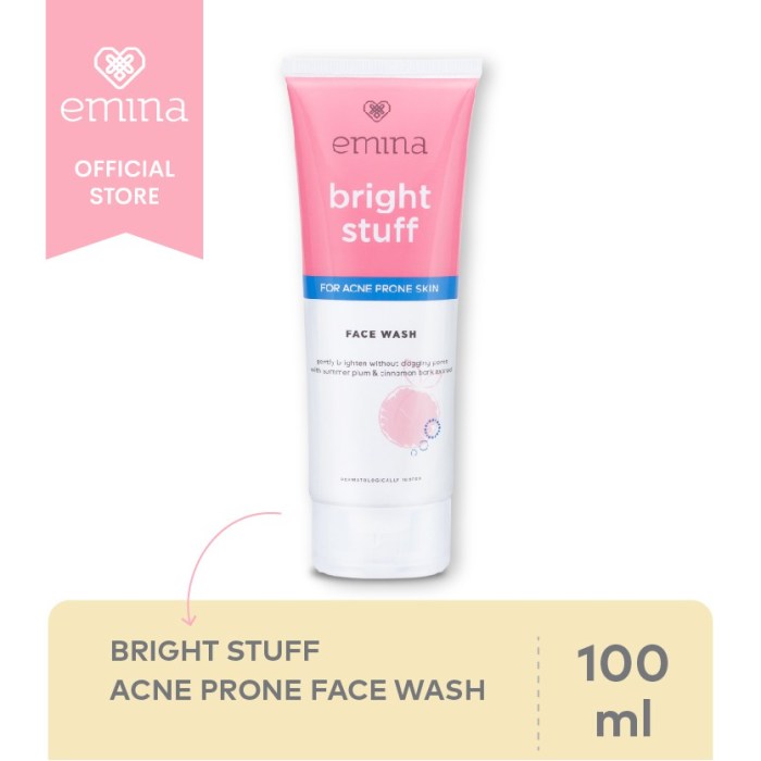 Cek Ingredients Emina Bright Stuff for Acne Prone Face Wash