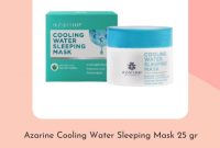 Mengulik Ingredients Azarine Sleeping Mask terbaru