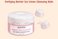 Cek Ingredients SKINTIFIC Purifying Barrier Ice Cream Cleansing Balm- Make Up Remover