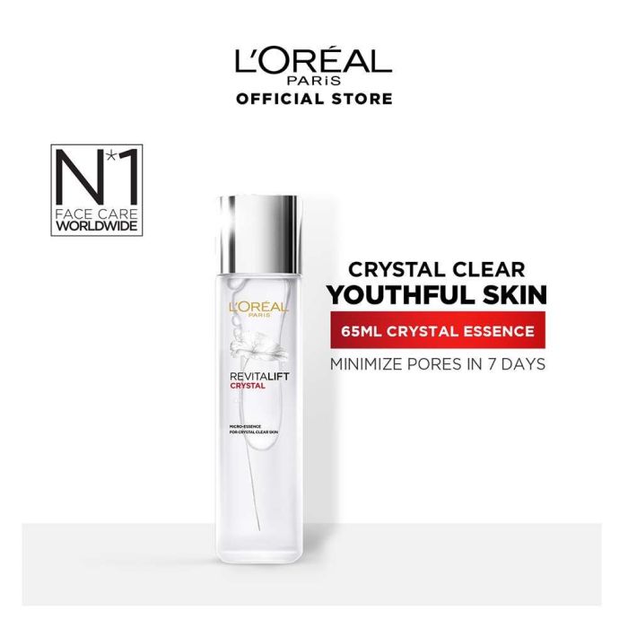 Cek Ingredients L'oreal Revitalift Crystal Micro Essence terbaru