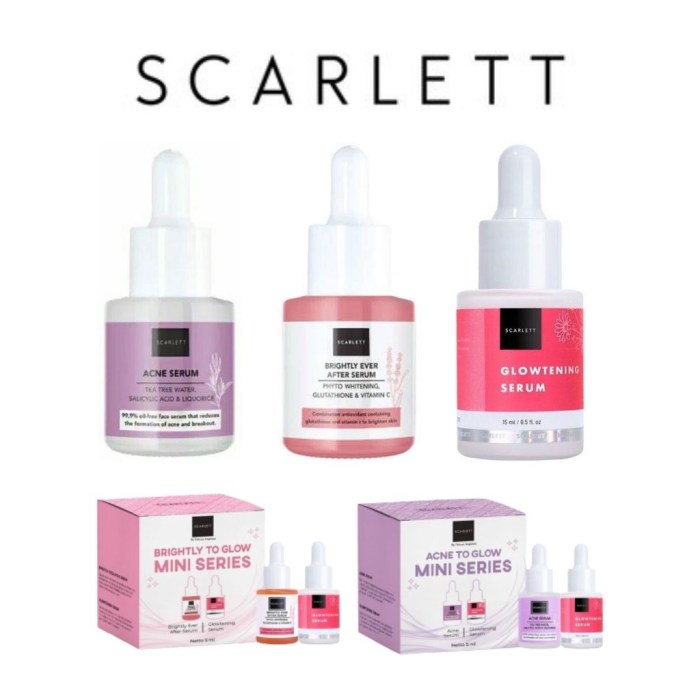 Penjelasan Ingredients Scarlett Whitening Acne Serum