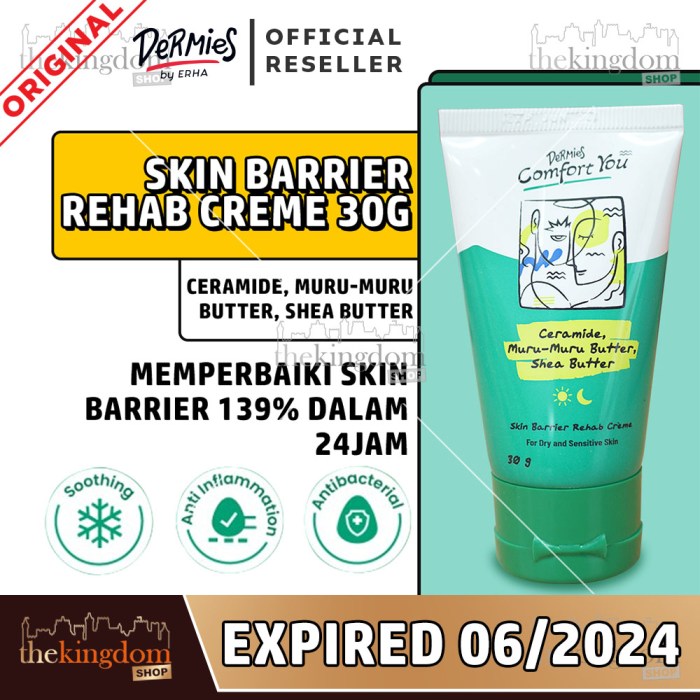 Cek Ingredients Dermies Skin Barrier Rehab Creme