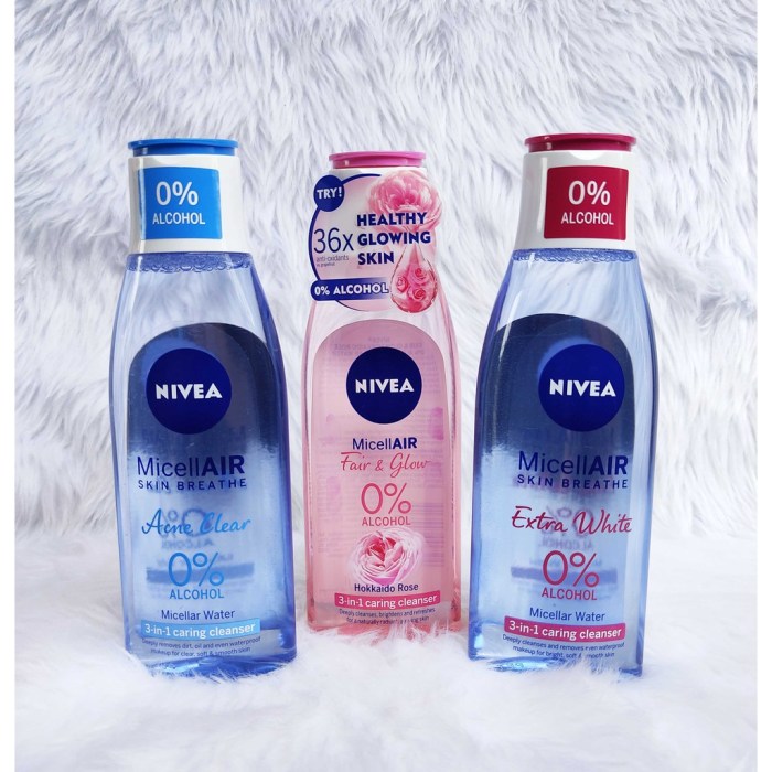 Cek Ingredients Nivea MichellAir Oily & Acne Care Micellar Water