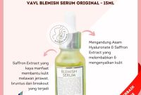 Cek Ingredients Vavl Blemish Serum terbaru