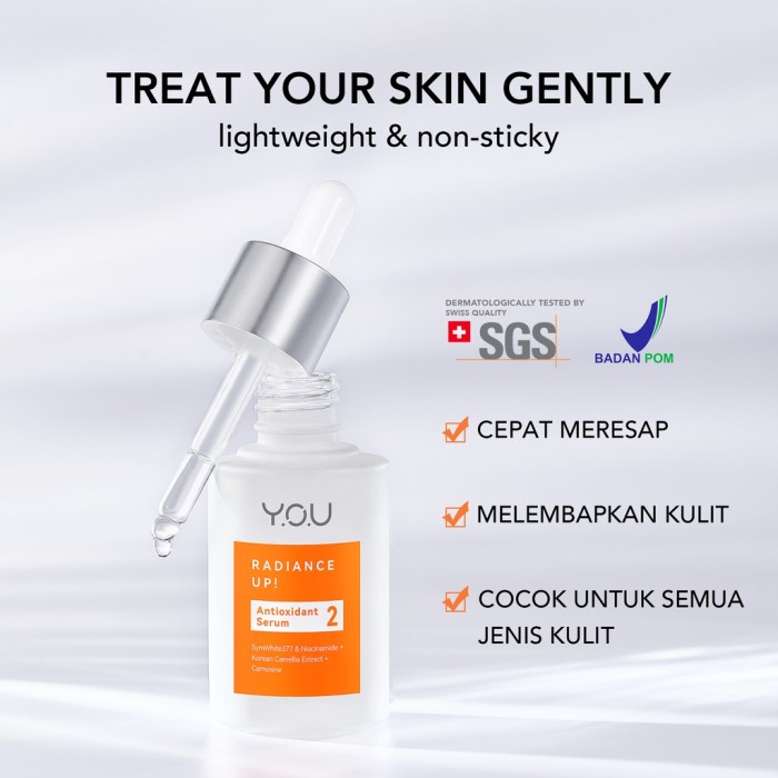 Cek Ingredients You Radiance Up Antioksidan Serum