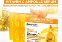 Cek Ingredients Garnier Bright Complete Vit C Ampoule Serum