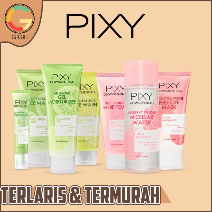 Cek Ingredients Pixy Glowssential Clay + Scrub Face Mask terbaru