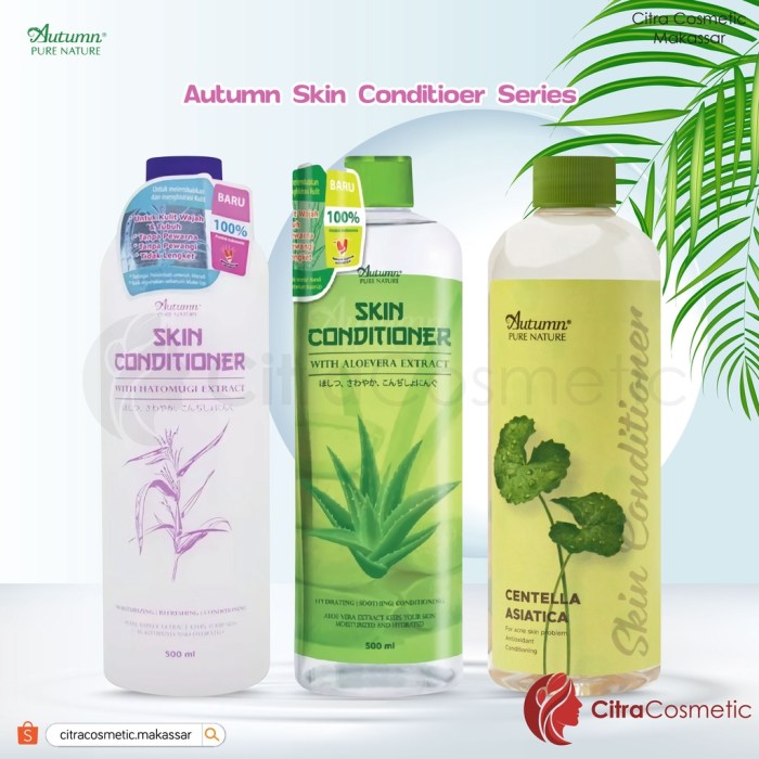 Cek Ingredients Autumn Skin Conditioner with Aloe Vera Extract