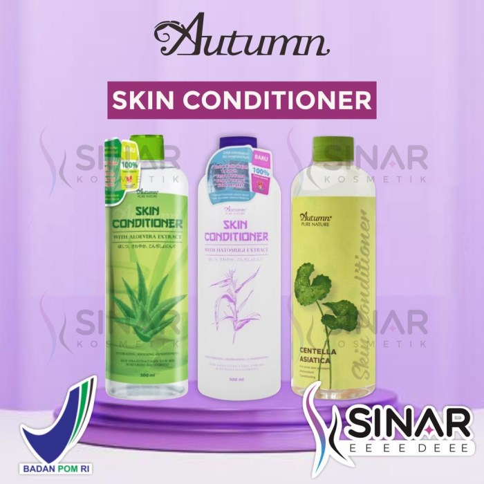 Cek Ingredients Autumn Skin Conditioner with Aloe Vera Extract