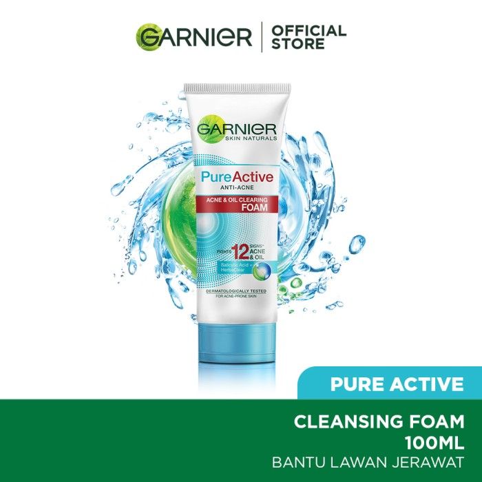 Penjelasan Ingredients Garnier Pure Active Acne & Clearing Foam