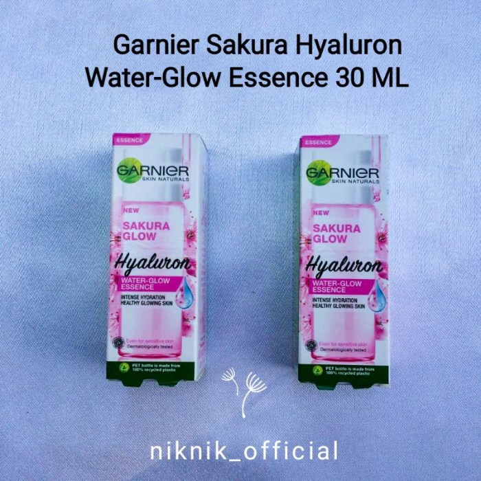 Cek Ingredients Garnier Sakura Glow Hyaluron Water-Glow Essence