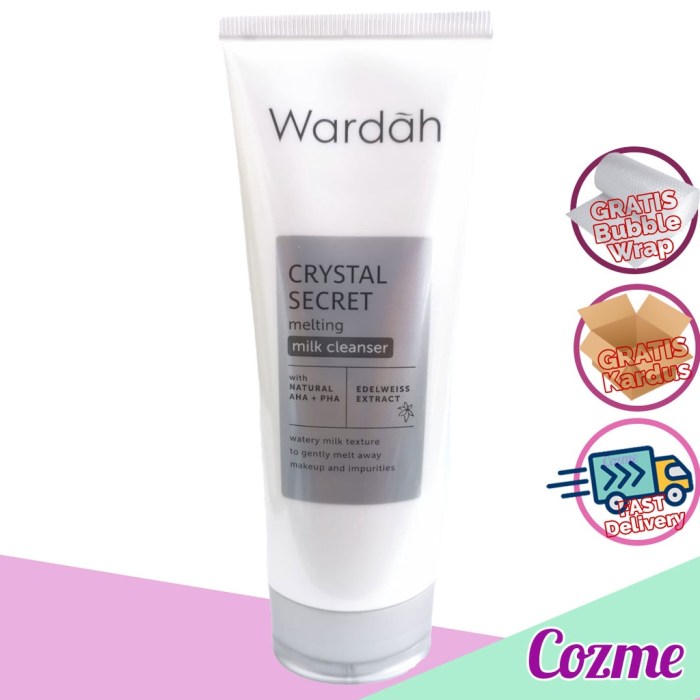 Cek Ingredients WARDAH CRYSTAL SECRET Melting Milk Cleanser