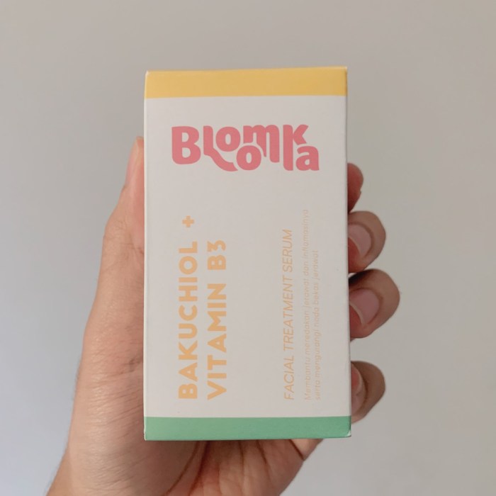 Cek Ingredients Bloomka Bakuchiol+Vitamin B3 Facial Treatment Serum