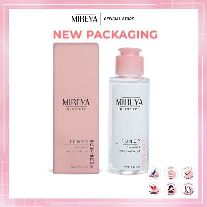 Cek Ingredients Mireya Mochi - Mochi Brigthening Toner terbaru