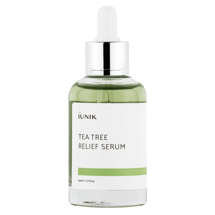 Cek Ingredients IUNiK Tea Tree Relief Serum