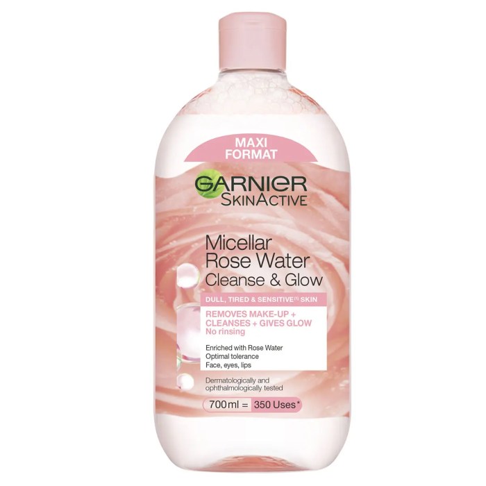 Cek Ingredients Garnier Rose Micellar Water