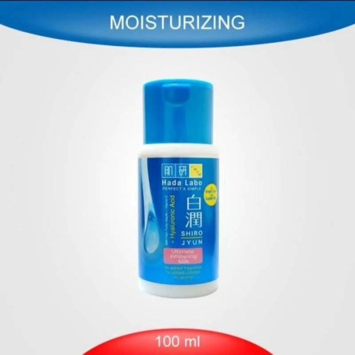 Mengulas Ingredients Hadalabo Shirojyun Ultimate Whitening Milk terbaru