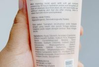 Cek Ingredients Wardah Hydra Rose Gel to Foam Cleanser