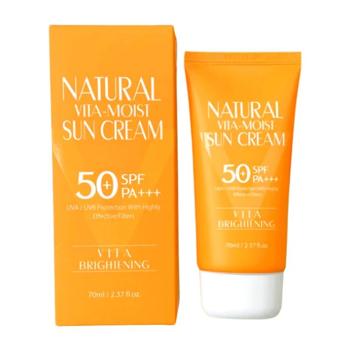 Cek Ingredients 3W Clinic Natural Vita Moist Suncream SPF 50+ PA+++ terbaru