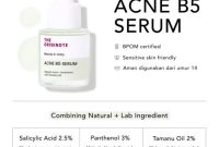 Cek Ingredients The Originote Acne Serum