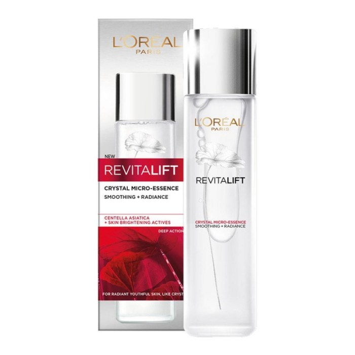 Cek Ingredients L'oreal Revitalift Crystal Micro Essence terbaru