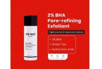 Cek Ingredients Re.set the Skin 2% BHA Pore Refining Exfolliant terbaru