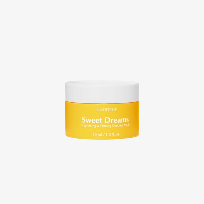 Cek Ingredients Innertrue Sweet Dreams Brightening & Firming Sleeping Mask