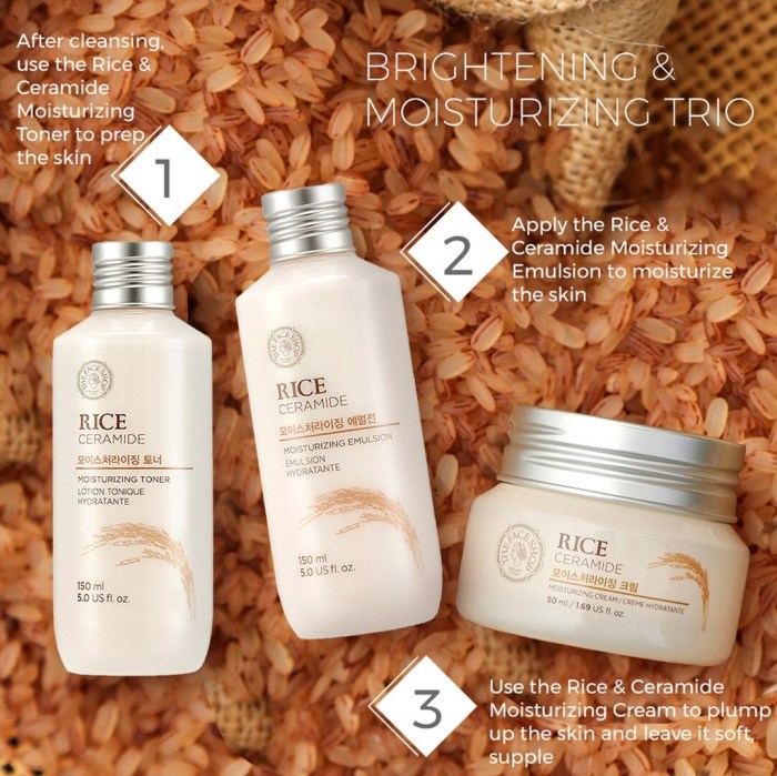 Cek Ingredients The Face Shop Rice & Ceramide Moisturizing Lotion