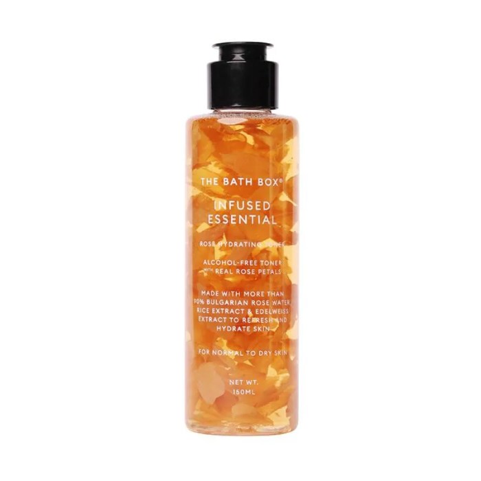Cek Ingredients The bath box rose Hydrating Toner terbaru