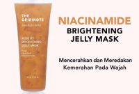 Cek Ingredients The Originote Rose B3 Brightening Jelly Mask