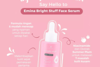 Cek Ingredient Emina Bright Stuff Oxybiome Serum