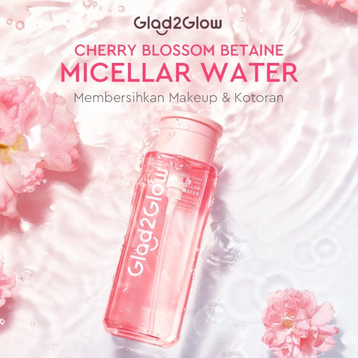 Cek Ingredients Glad2glow Micellar Water