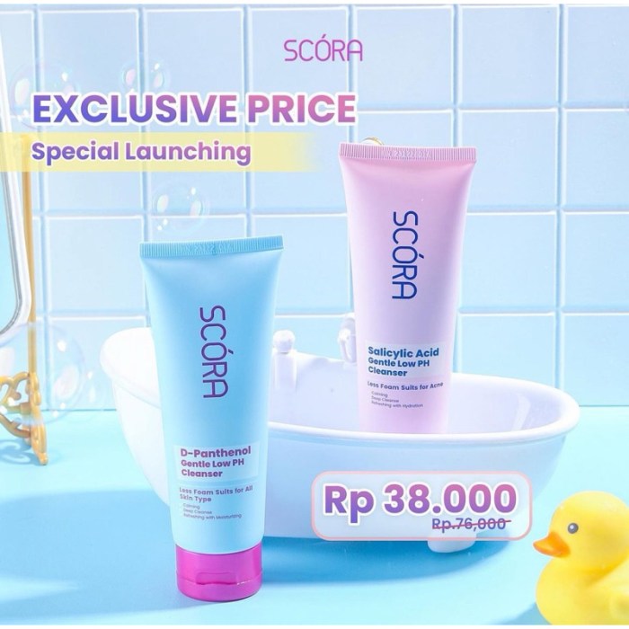 Cek Ingredients SCORA D-Panthenol Gentle Low pH Cleanser