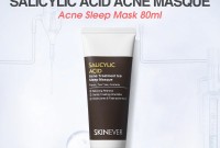 Cek Ingredients SKINEVER Salicylic Acid Acne Treatment Ice Sleep Masque