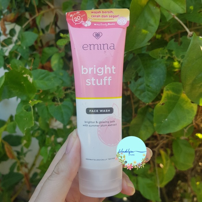 Cek Ingredients Emina Bright Stuff Oxybiome Face Wash