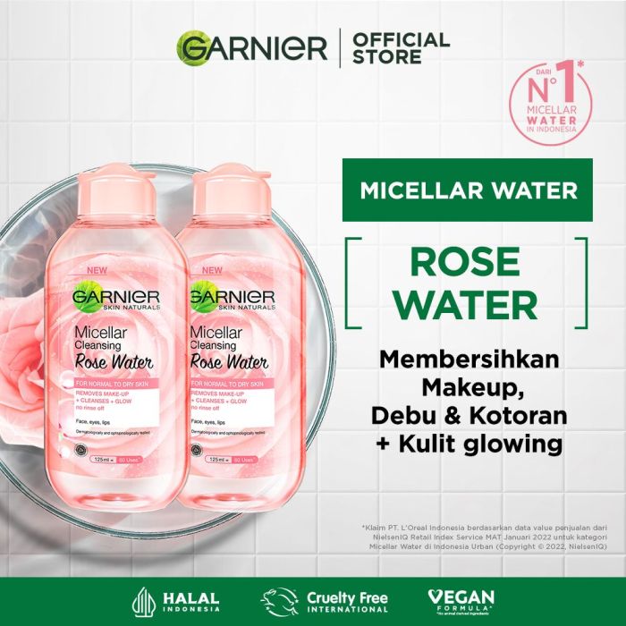 Cek Ingredients Cleanface Micellar Water Rose Glow