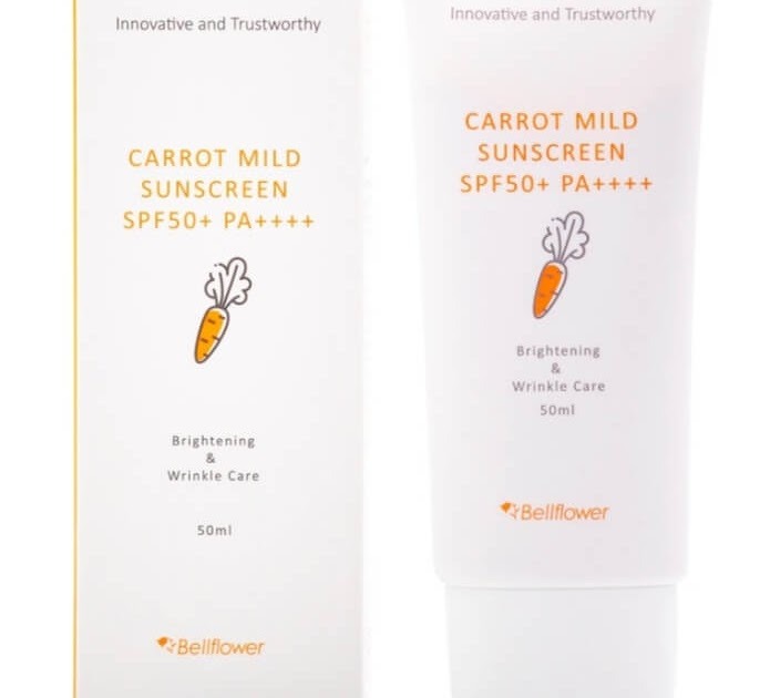 Bellflower Carrot Mild Sunscreen Ingredients