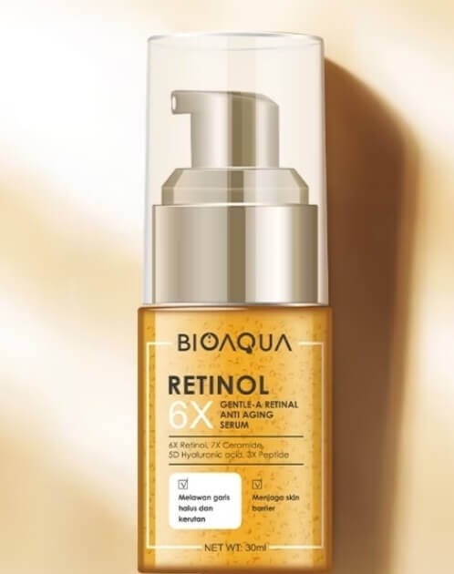 BIOAQUA 6X Gentle-A Retinol Serum Anti Aging Essence Ingredients