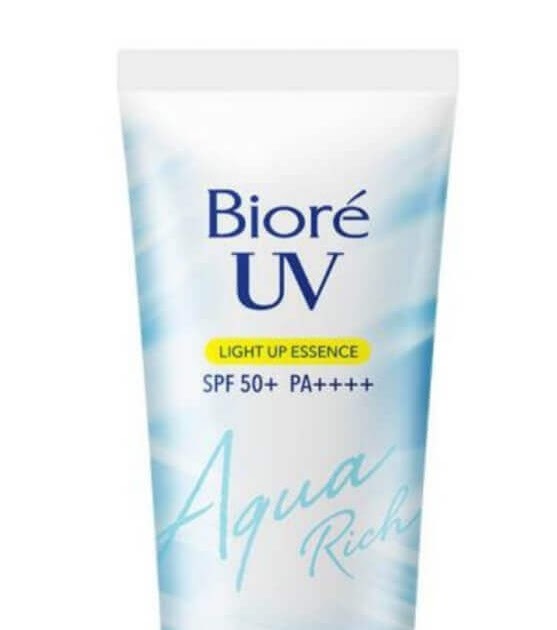 Biore UV Aqua Rich Light Up Essence SPF 50+ PA++++ Ingredients