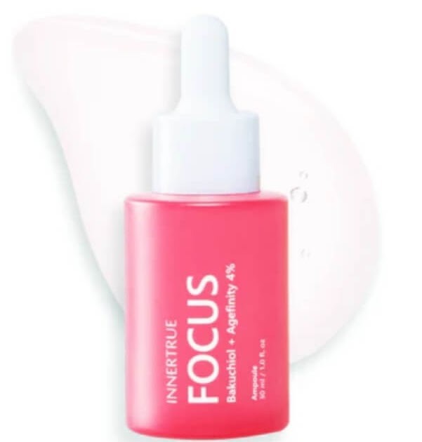 Cek Ingrdients Innertrue Focus Bakuchiol + Agefinity 4% Ampoule
