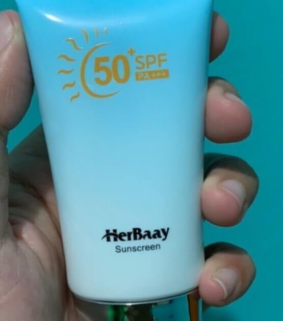 Cek Ingredient Herbaay Anti UV Sunscreen Gel SPF50+ PA+++