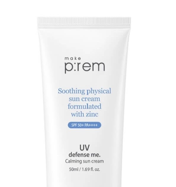 Cek Ingredient Make P:rem UV Defence Me Calming Sun Cream SPF 50+ PA++++