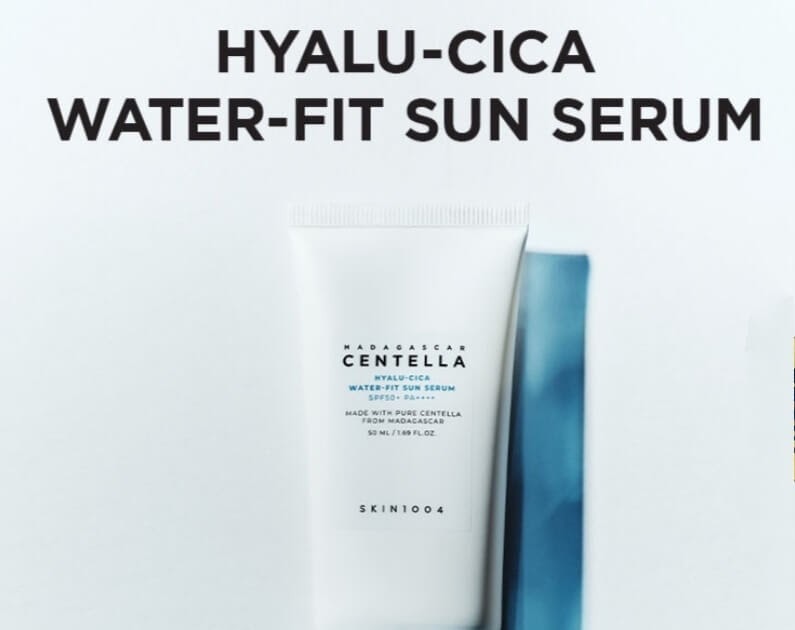 Cek Ingredient SKIN1004 Madagascar Centella Hyalu-Cica Water-Fit Sun Serum SPF50 PA++++ (Tutup Biru)