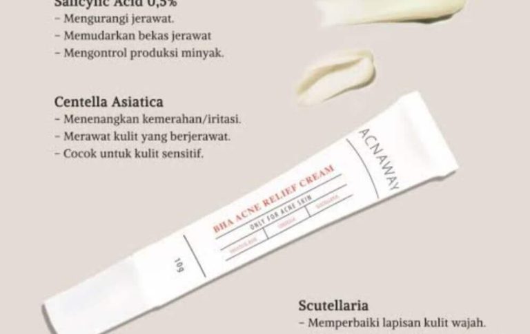 Cek Ingredients Acnaway Anti Acne and Blemish Relief Acne Cream