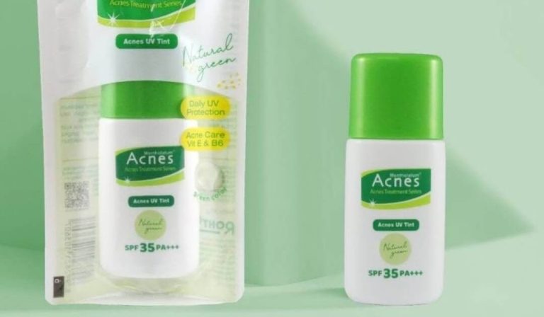 Cek Ingredients Acnes UV Tint Natural Green SPF 35 PA+++