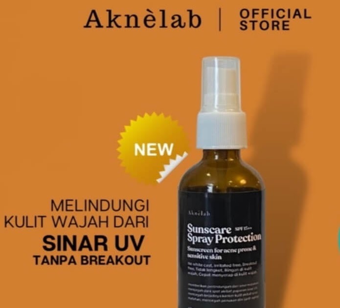 Cek Ingredients Aknelab Suncare Spray Protection SPF 15++