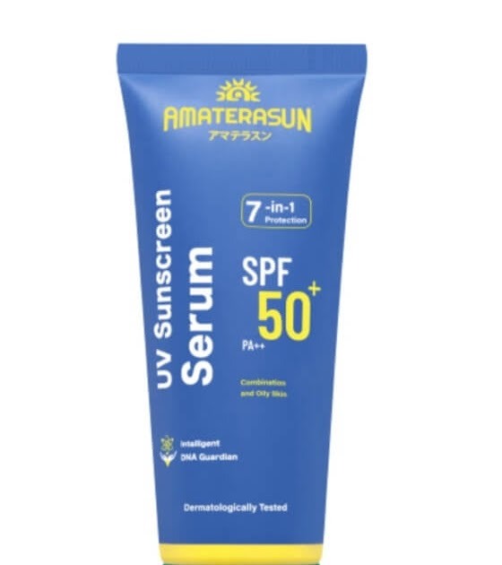 Cek Ingredients Amaterasun UV Sunscreen Serum SPF 50 PA++