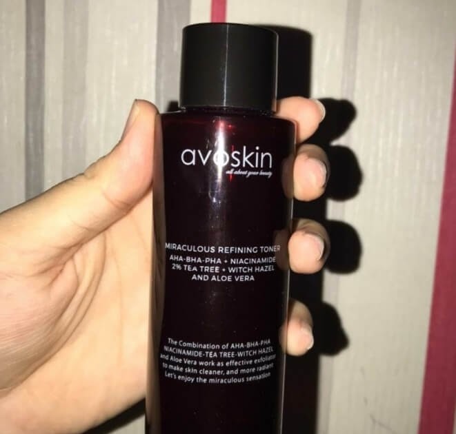 Cek Ingredients Avoskin Miraculous RefiningToner