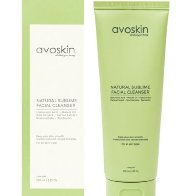 Cek Ingredients Avoskin Natural Sublime Facial Cleanser