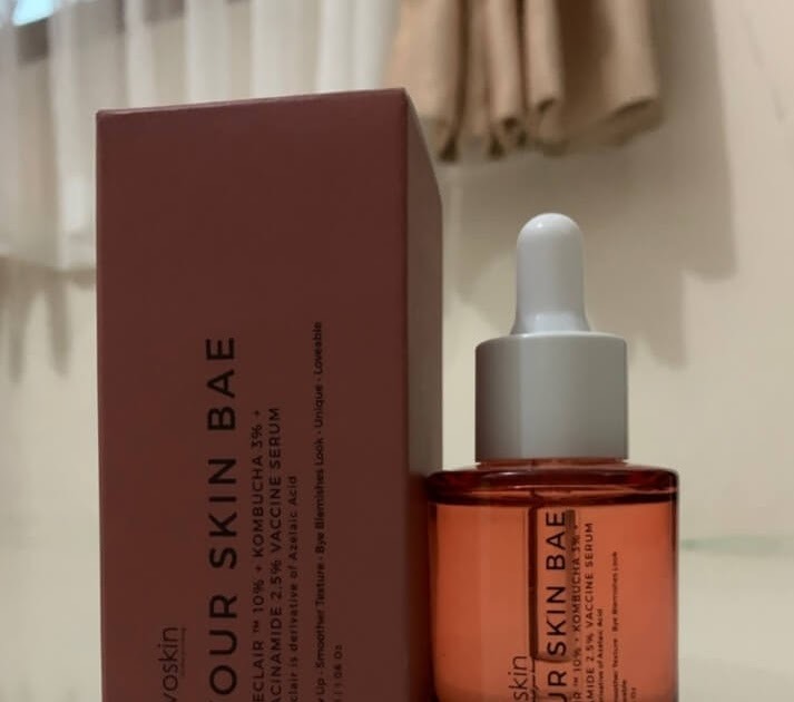 Cek Ingredients Avoskin Your Skin Bae 10% Azeclair + 3% Kombucha +2,5% Niacinamide Vaccine Serum